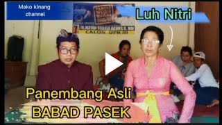 BABAD PASEK..Luh Nitri@Creatorbagus  ❤️