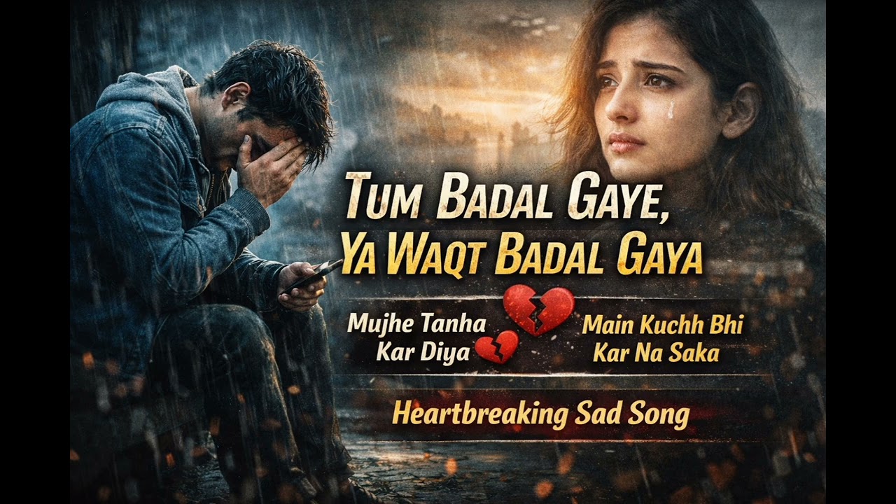 Tum Badal Gaye Ya Waqt Badal Gaya 💔 | Heart Touching Sad Song 2026  | AI Generated Hindi Song