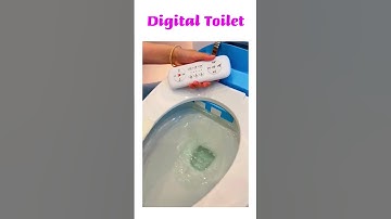 Exploring the Future of Hygiene: The Digital Toilet Revolution. #shorts #digitaltoilet