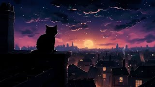 escape the daily routine ☁ lofi chill night [lofi cat to relax/study/chill]