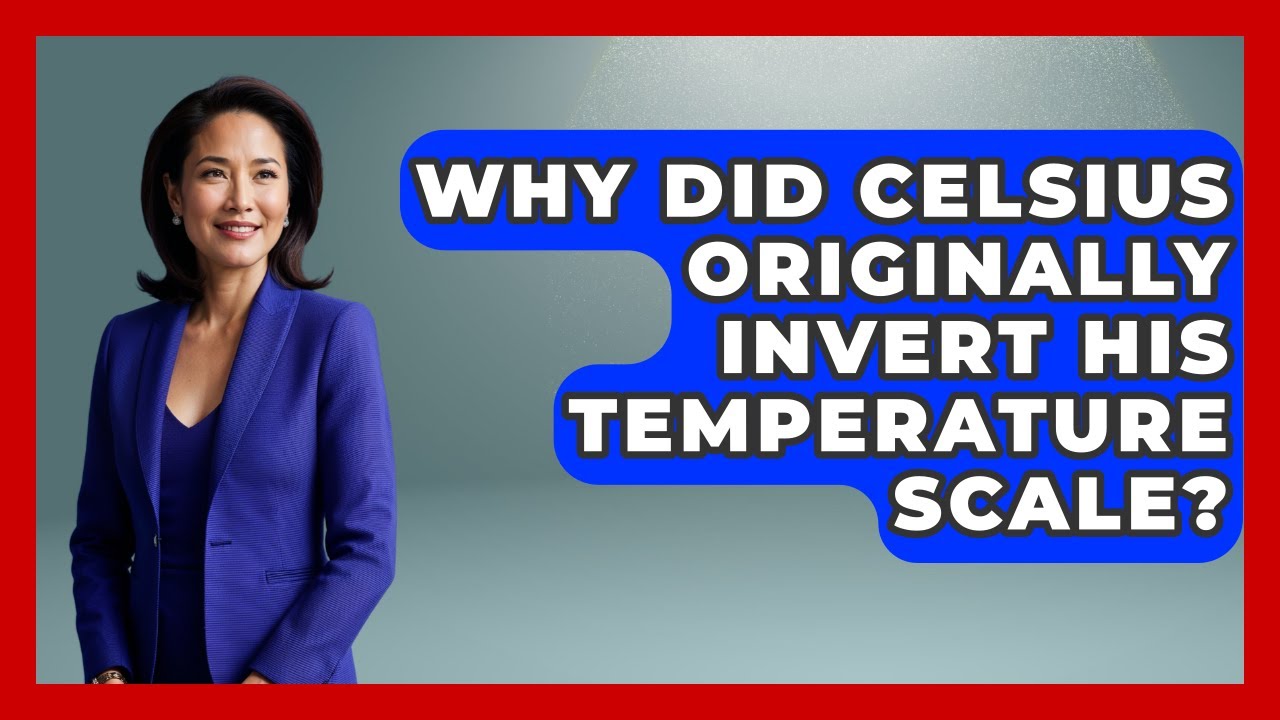 Why Did Celsius Originally Invert His Temperature Scale? - Thermodynamics For Everyone
