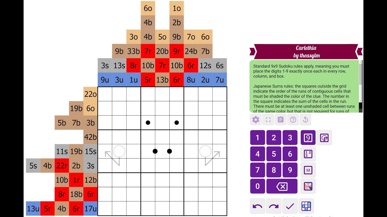 Carlethia - Japanese Sums Sudoku