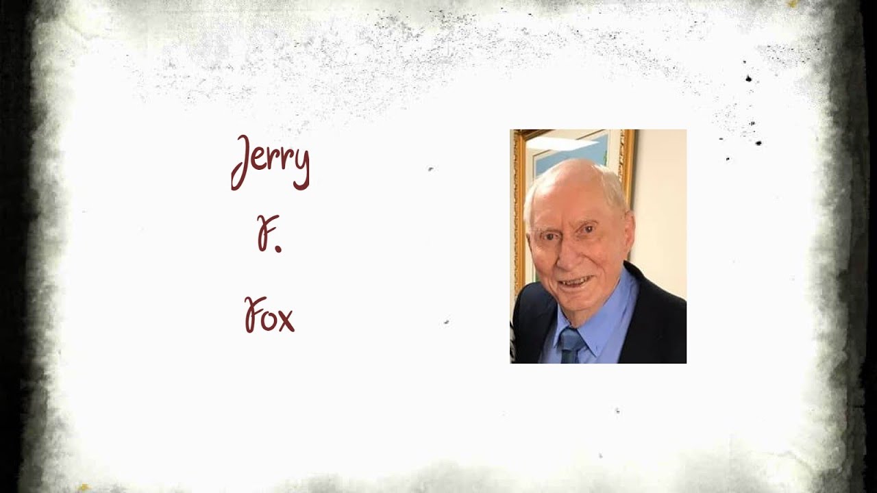 Jerry F. Fox Funeral Service - YouTube