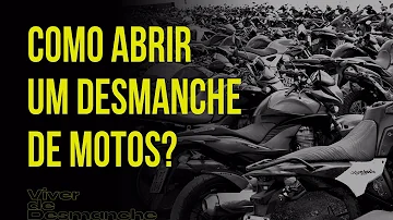 O que preciso para montar um desmanche de motos?