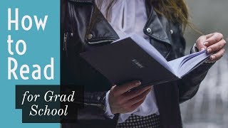 4 Rules for Grad School Reading