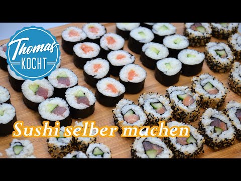 Video: Wie Man Hausgemachtes Sushi Macht