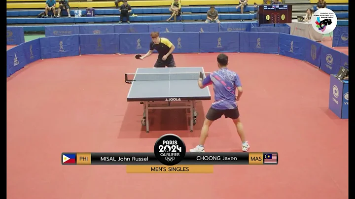 Choong Javen (MAS) Vs John Russel Misal (PHI)  | SEA Olympic Qualifiers 2024 | Men's Single's QF - DayDayNews