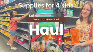 BACK TO HOMESCHOOL SUPPLY HAUL+HOW I HANDLE SUPPLY SHOPPING||NEW HOMESCHOOL YEAR PREP SERIES