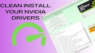 How To Update and Optimise Nvidia Driver With Display Driver Uninstaller