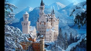 Neuschwanstein and Hohenschwangau Castles . DJI Phantom 3 Pro. 4K  Video-Best of Europe