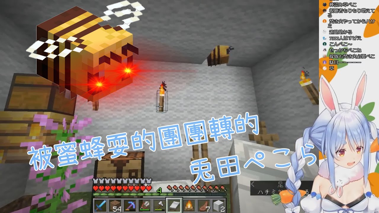 【兔田佩克拉】被蜜蜂耍的團團轉的兎田ぺこら