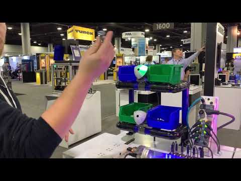 Balluff SmartLight Indicator for Pick to Light Applications as seen at FABTECH 2018