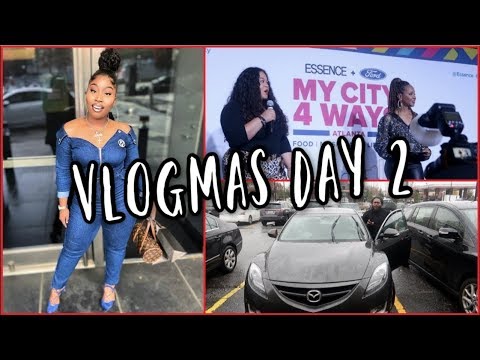 ESSENCE EVENT, BREAKFAST WITH MARTEL, POPUP SHOP | #VLOGMAS DAY 2 - ESSENCE EVENT, BREAKFAST WITH MARTEL, POPUP SHOP | #VLOGMAS DAY 2