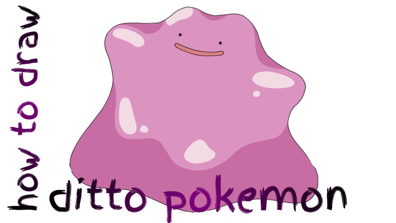 How To Draw Pokemon Ditto