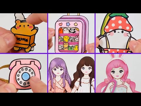 귀여운 만들기 종이구관 모아보기 #51  <strong>DIY</strong> <strong>Paper</strong> Craft Ideas #<strong>diy</strong>  #paperdolls #craft  #art #종이인형   #종이놀이