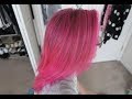 How to: Pink Hair at Home w/ Manic Panic's Cotton Candy Pink & Hot Hot Pink! | Alyssa Nicole |