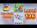 Bus Rush Fever Level 136 Walkthrough 🚍🔥 | Fun Traffic Puzzle Challenge | Mini Boss
