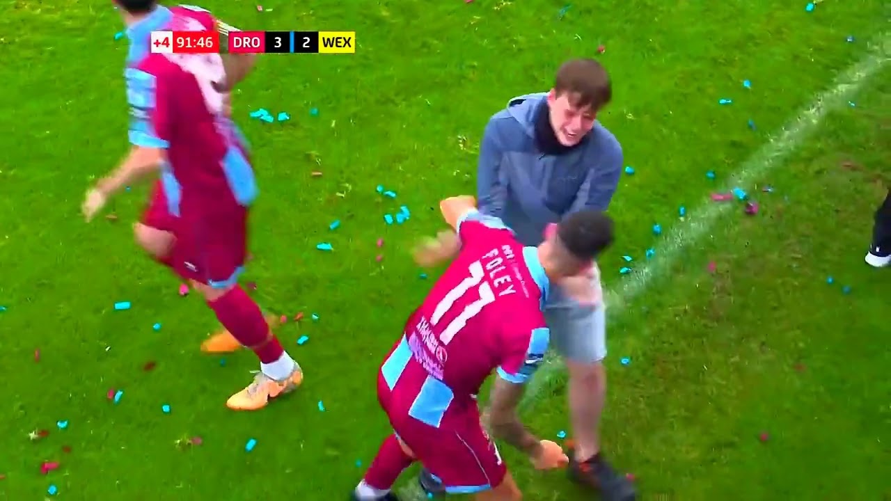 DRAMATIC ADAM FOLEY WINNING GOAL - DROGHEDA UNITED V WEXFORD - 2024 SPORTSDIRECT FAI CUP SEMI-FINAL