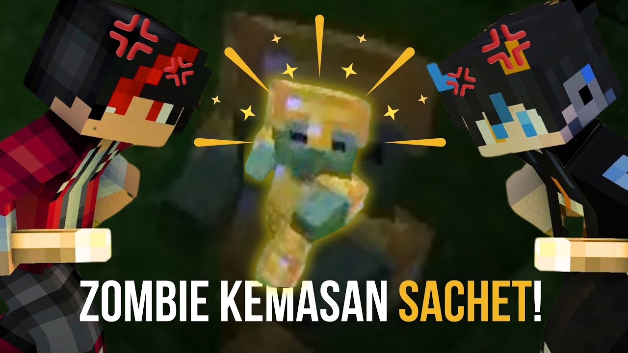 Zombie Kemasan Sachet - Minecraft Hardcore ft @NijarMC - YouTube
