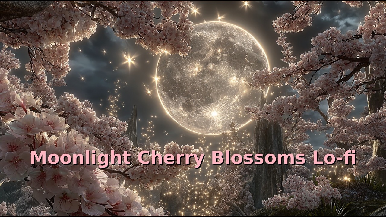 Moonlight Cherry Blossoms Lo-fi 🌙 春の妖精｜幻想的夜桜MV - YouTube