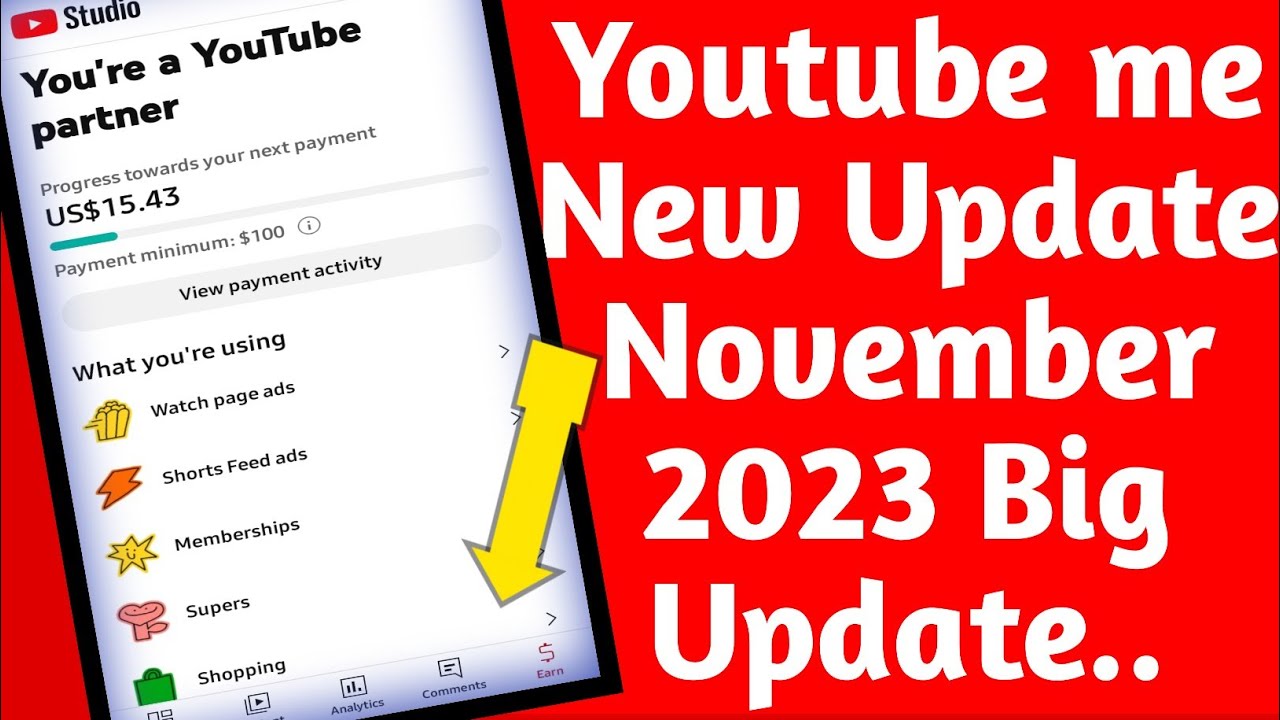 youtube new update|Youtube big update youtube November2023 update ...