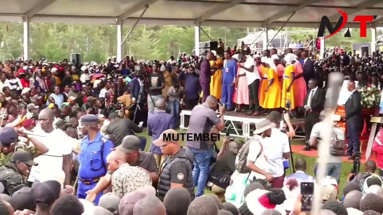 1 MILLION MOURNERS ACCOMPANIED BY Oscar Sudi ARRIVE TO VIEW Johana Ng'eno’S BODY!