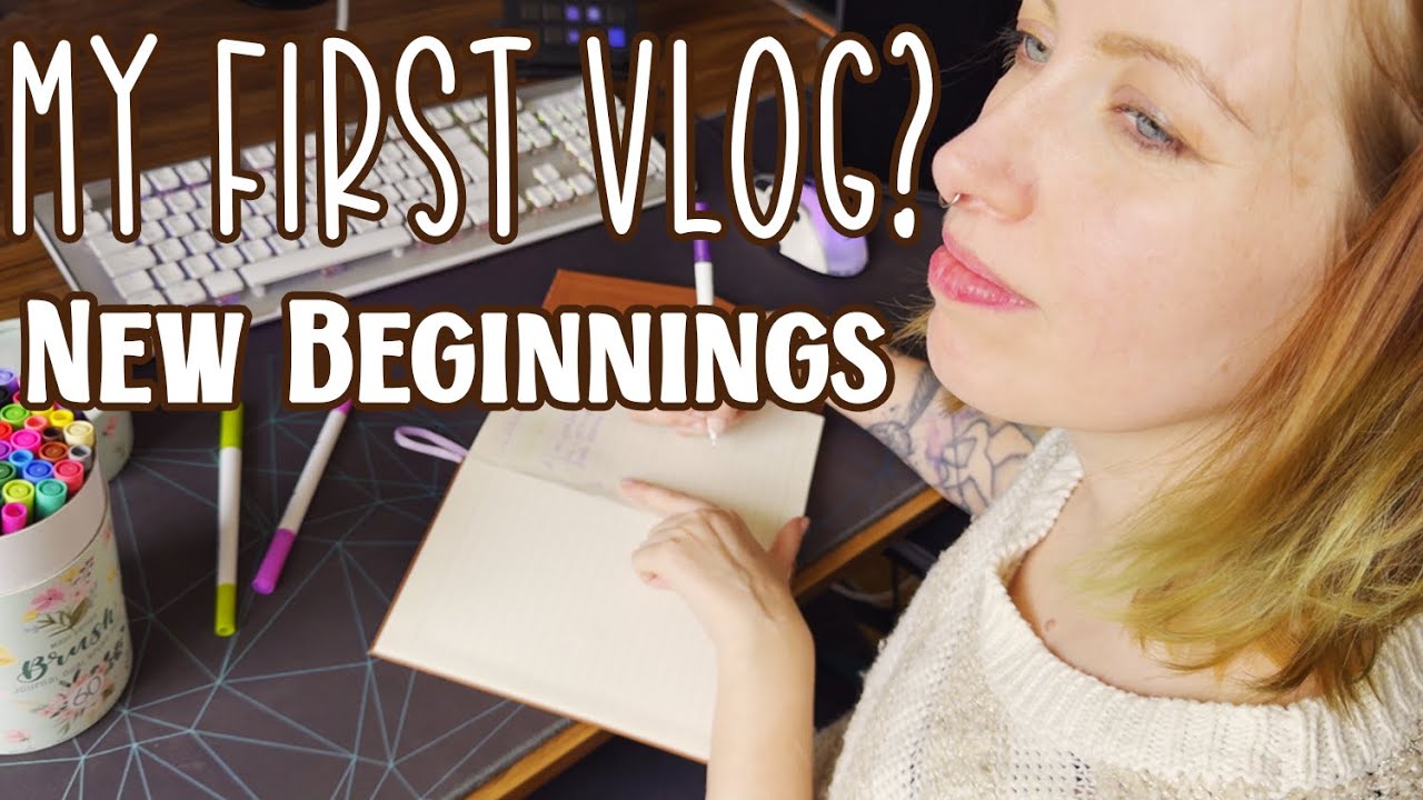 New Beginnings - First Art VLOG , Thoughts and Cozy Vibes - YouTube