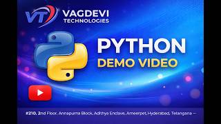 Python Made Easy 😲 | Beginner Demo Class | #coding #python #programming #vagdevitechnologies #video