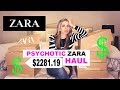 My PSYCHOTIC $2281.19 ZARA Haul!! Nov. 2019