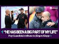 Pep Guardiola pays tribute to his 