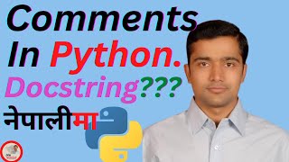 Comment in python | Docstring in python | how to write comment in python | Python comments