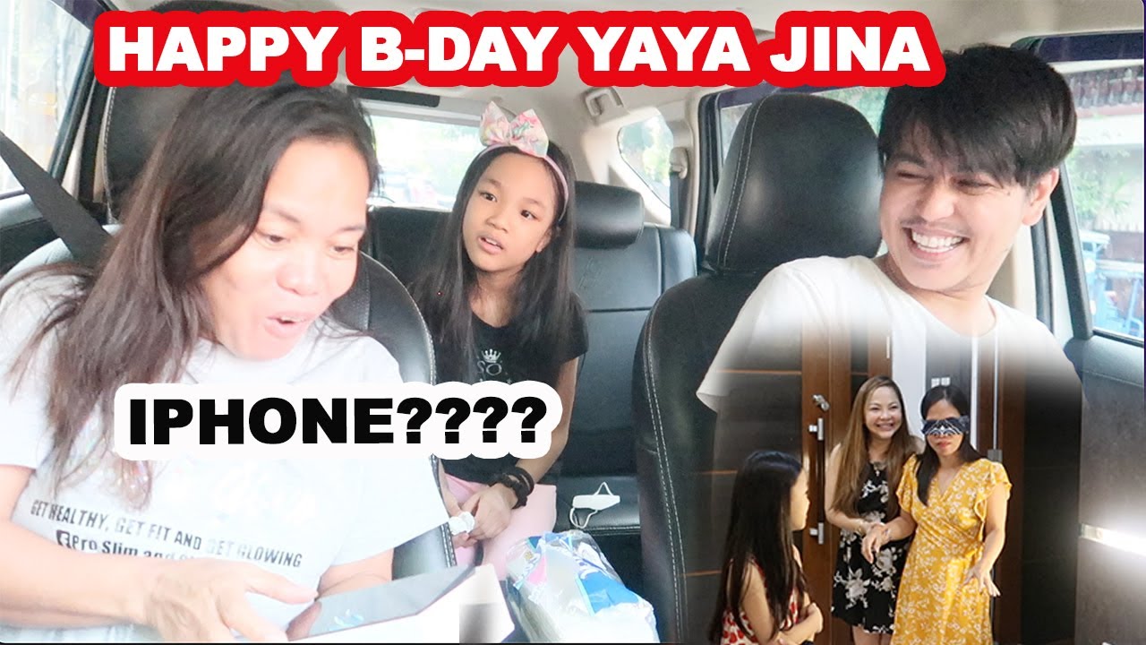 Iphone para sa b-day Yaya jina ayaw niya tanggapin akala siguro prank