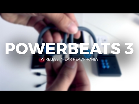 Beats Powerbeats 3 wireless headphones Unboxing