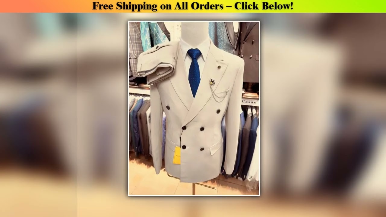Classic 2-pieces Peak Lapel Men Suit Smooth Business Tuxedo In Stock Set Decent Party Daily High