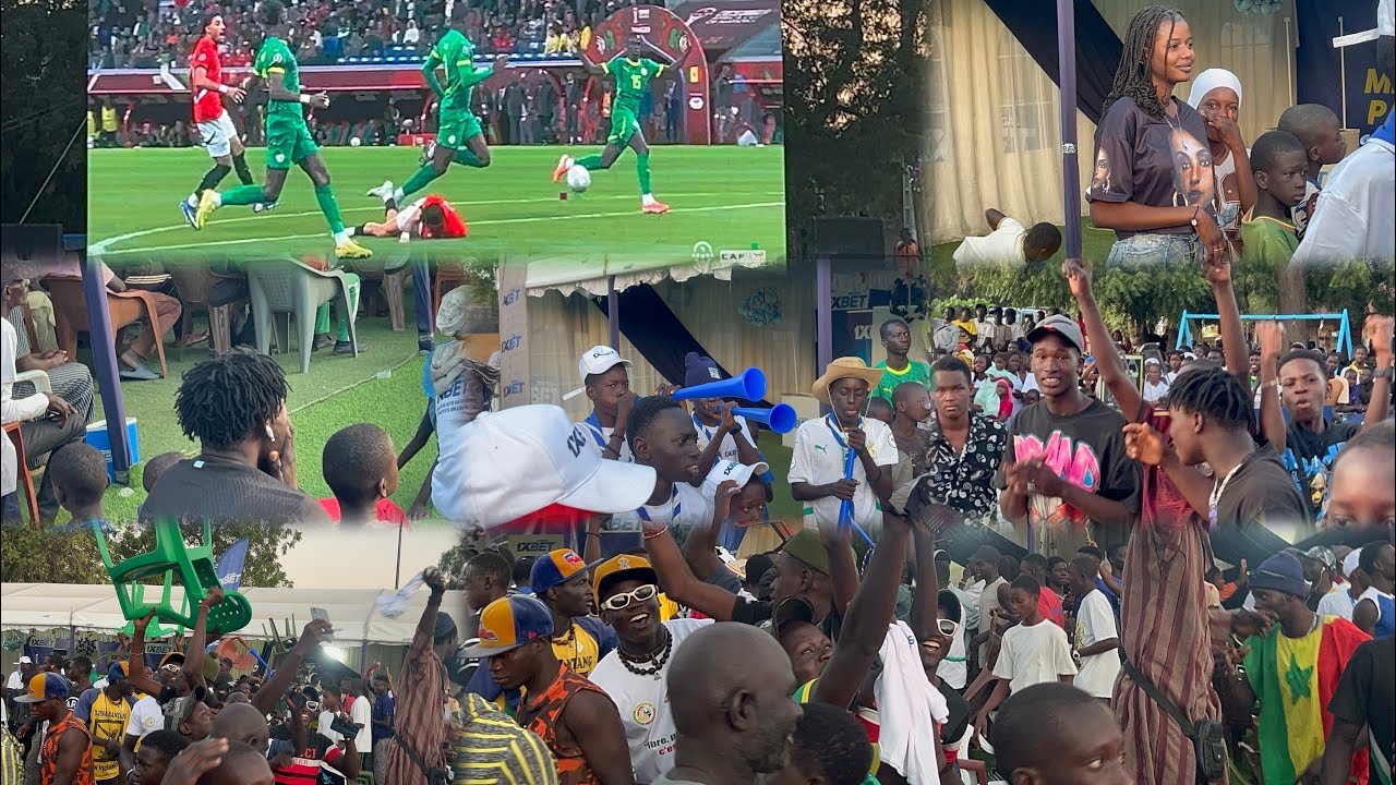 Yeuguel a Ndiaganiao match Senegal Égypte a Ndiaganiao 