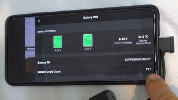 How many times were the DJI Mini 2 batteries charged