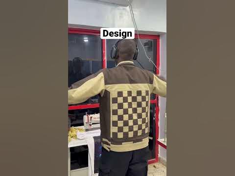 1 of 1 chess jacket design #fashiondesigner #motivation - YouTube