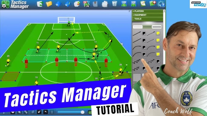 Tactics Manager Soccer Coaching Software - Create your own