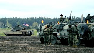 The U.s., German, Italian, And Spanish Army Conducted Live Fire Exercises In Poland
