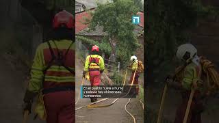 El incendio provocado de Ibias está más controlado