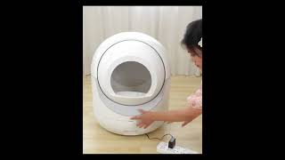 The Depth Calibration of REDSASA cat litter box #CatLitterBox  #PetCare  #CatOwners #CatLovers