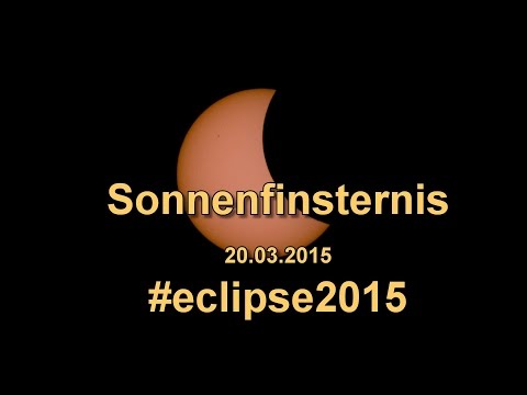 Partielle #Sonnenfinsternis 20.03.2015 - #SoFi - #eclipse2015 (FullHD)