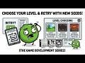 I made snake game but add level and retry