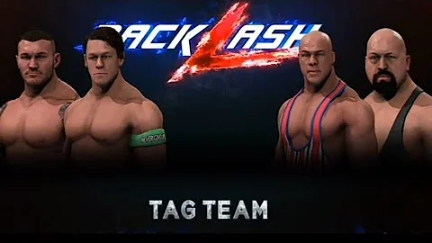 WWE 2K20 John Cena & Randy Orton VS Kurt Angle & Big Show Elimination Tag Team Match