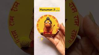 Hanuman ji clay art #airdryclay #drawing #hanuman #shorts #youtubeshorts