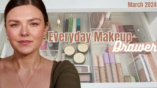 GRWM Everyday Makeup Drawer ✨ March 2024