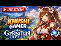 Genshin Impact Live | Exploring Teyvat With Khushi Gamer!🌺 [HINDI] #genshinimpact #live