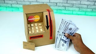 Wow! Amazing DIY ATM Machine from Cardboard