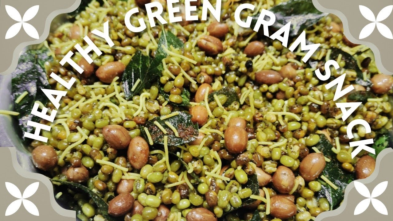 Green moong dal mixture|dalmudi|పెసలుతో రుచికరమైన snack 