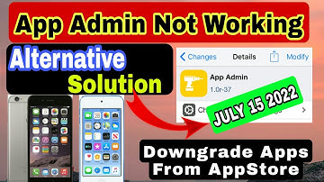 App Admin Not Working Alternative || iOS Downgrade Apps From AppStore || AppAdmin || Technical Tick
